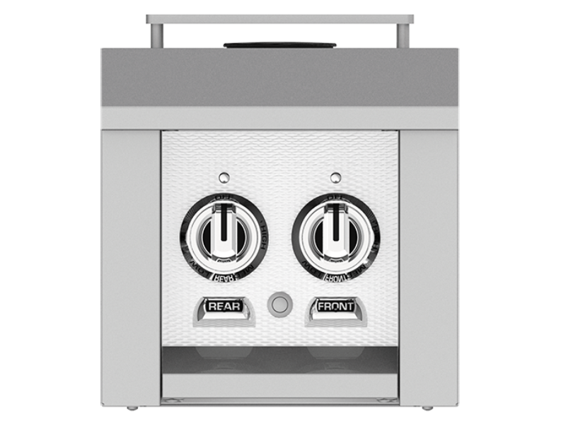 12" Hestan AGB Series Double Side Burner with 30000 BTU - AGB122NGWH