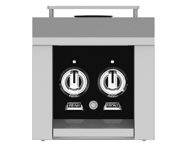 12" Hestan AGB Series Double Side Burner with 30000 BTU - AGB122NGBK