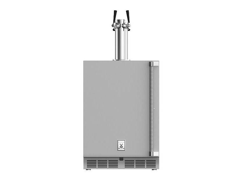 24" Hestan GFDS Series Outdoor Double Faucet Beer Dispenser - GFDSL242