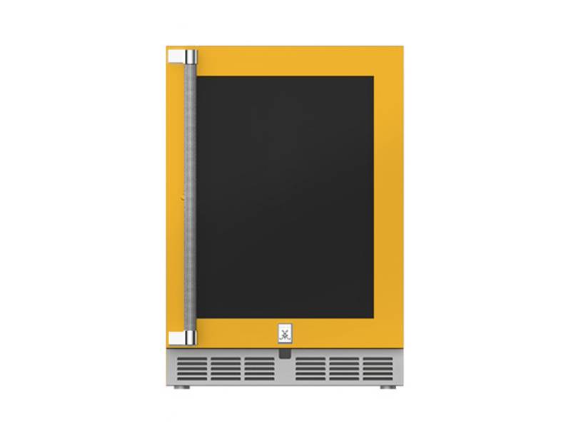 24" Hestan GRWG Series Outdoor Dual Zone Refrigerator with Wine Storage  - GRWGR24-YW