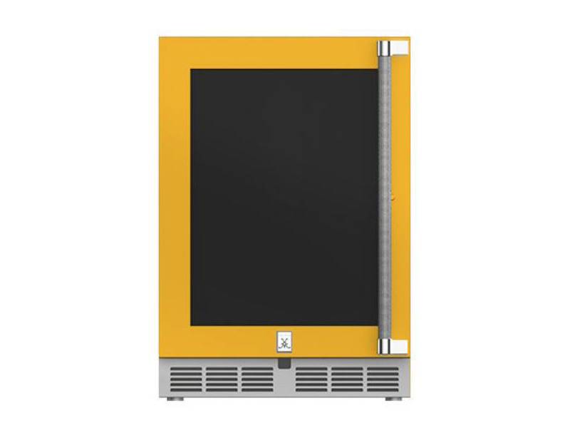 24" Hestan GRWG Series Outdoor Dual Zone Refrigerator with Wine Storage  - GRWGL24-YW