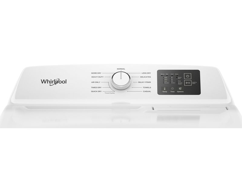 29" Whirlpool 7.0 Cu. Ft. Gas Dryer with Adaptive Dry - WGD4105SW