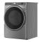 27" Whirlpool 5.8 Cu. Ft. Front Load Washer and 7.4 Cu. Ft. Dryer with Wrinkle Shield Option - WFW6720RR-YWED6720RR