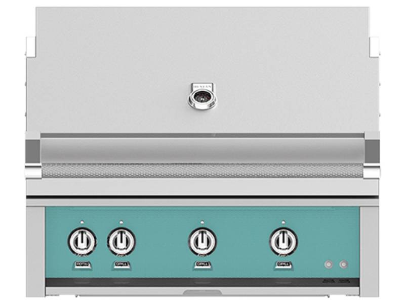 36" Hestan Outdoor Built-In Grill With Liquid Propane in Bora Bora - GABR36-LP-TQ