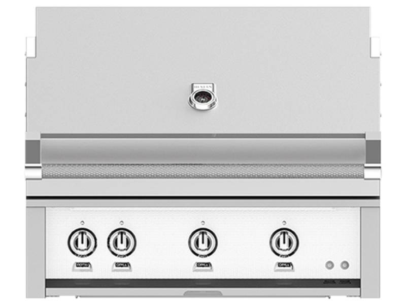 36" Hestan Outdoor Built-In Grill With Natural Gas in Froth - GABR36-NG-WH