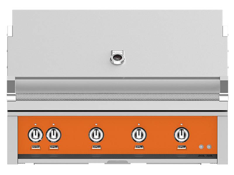 42" Hestan Outdoor Built-In Grill in Citra  - GSBR42-LP-OR