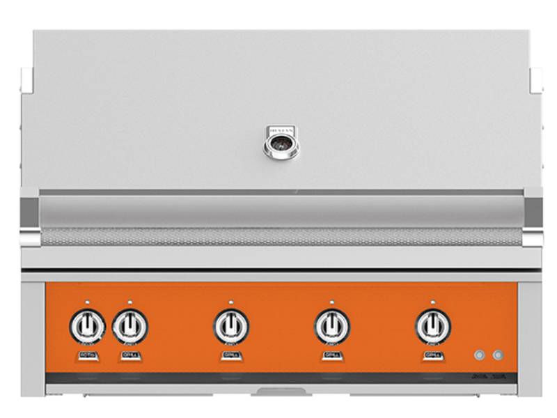 42" Hestan Outdoor Built-In Grill With Natural Gas in Citra - GABR42-NG-OR