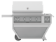 42" Hestan Outdoor Deluxe Liquide Propane Grill with Double Side Burner in Steeletto - GABR42CX2-LP