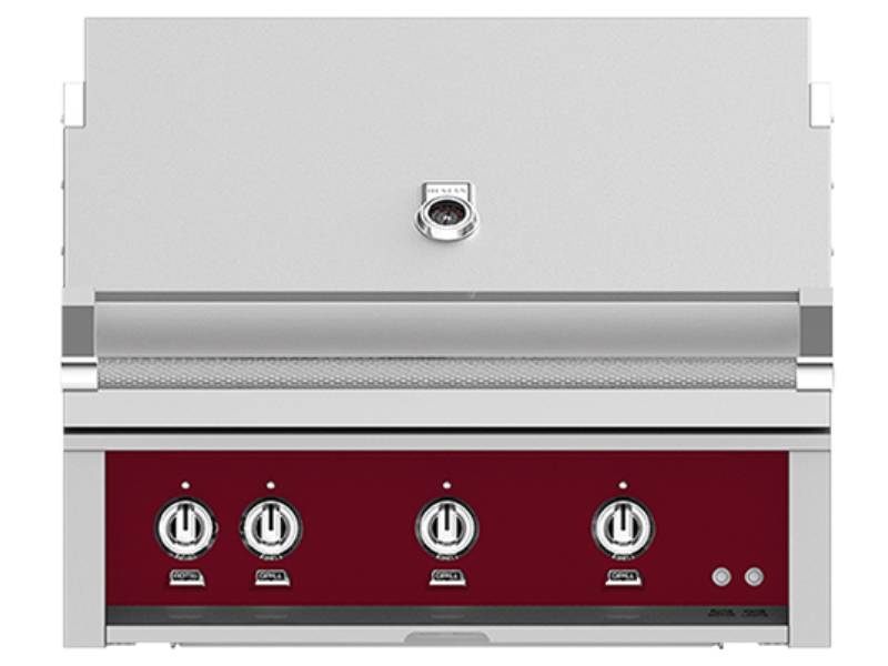 36" Hestan Outdoor Built-In Grill With Liquid Propane in Tin Roof - GMBR36-NG-BG
