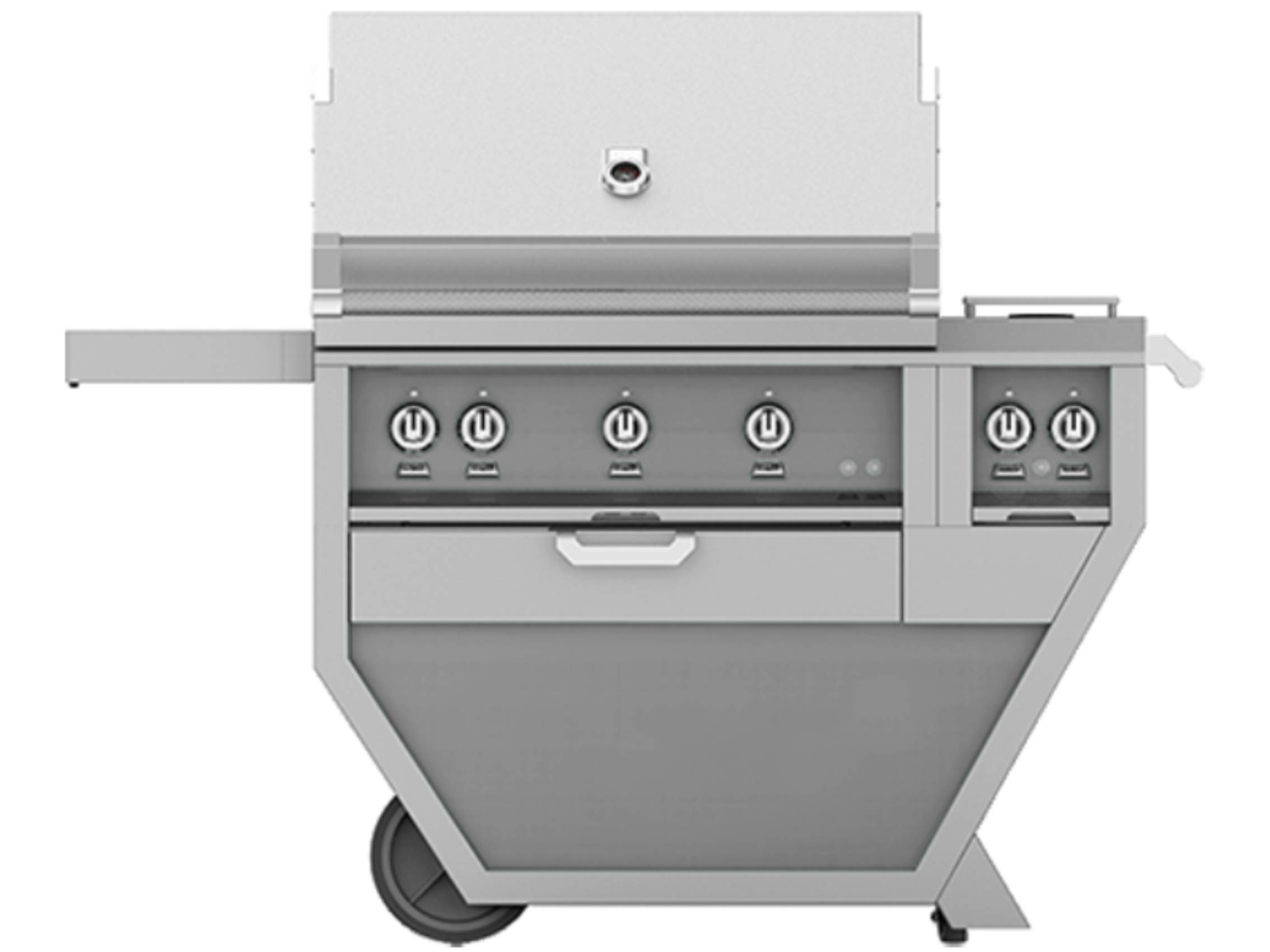 36" Hestan Outdoor Liquid Propane Deluxe Grill with Double Side Burner - GMBR36CX2-LP