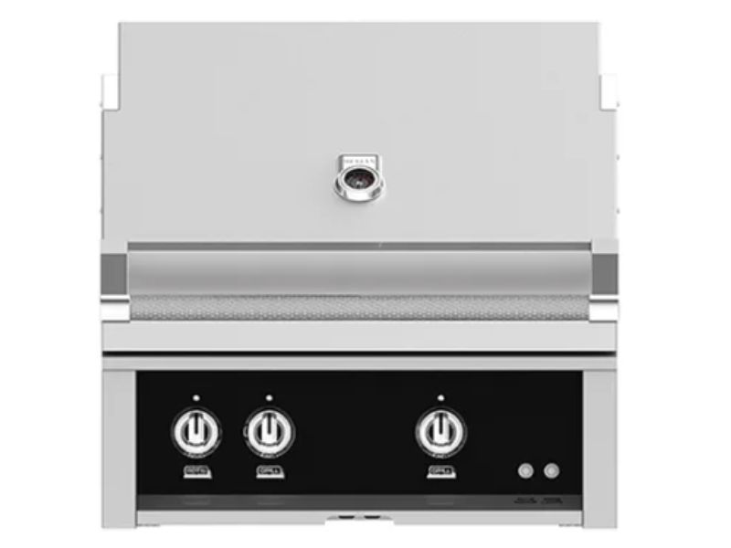 30" Hestan Outdoor Built-In Grill With Natural Gas in Stealth - GSBR30-NG-BK