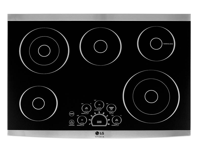 30" LG STUDIO Radiant Cooktop With Dual Elements- LSCE305ST