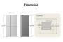 36" LG 29 Cu. Ft. Side-by-Side Standard Depth Refrigerator with Ice and Water Dispenser - LS29S3230V