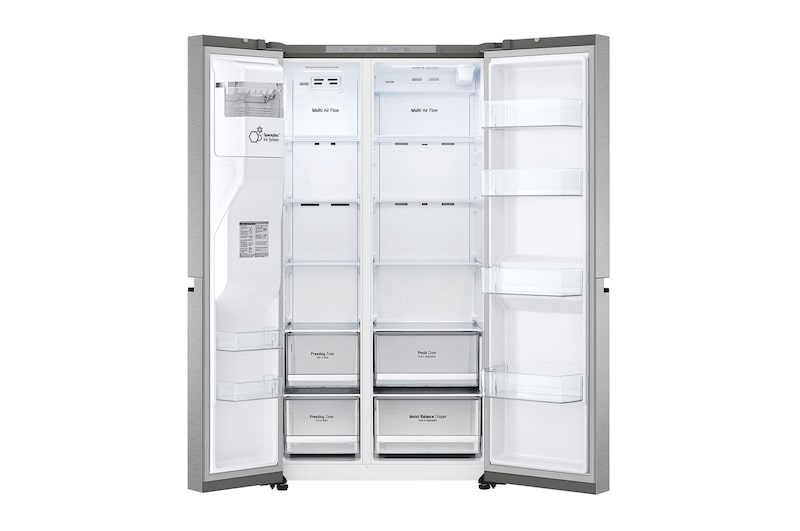 36" LG 29 Cu. Ft. Side-by-Side Standard Depth Refrigerator with Ice and Water Dispenser - LS29S3230V