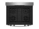 30" Whirlpool 5.0 Cu. Ft. Freestanding Gas Range with 4 Burners - WFGS3530RS