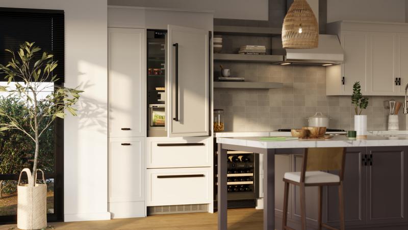 30" Liebherr Fully Integrated Bottom Freezer Refrigerator with BioFresh - HCB1590G