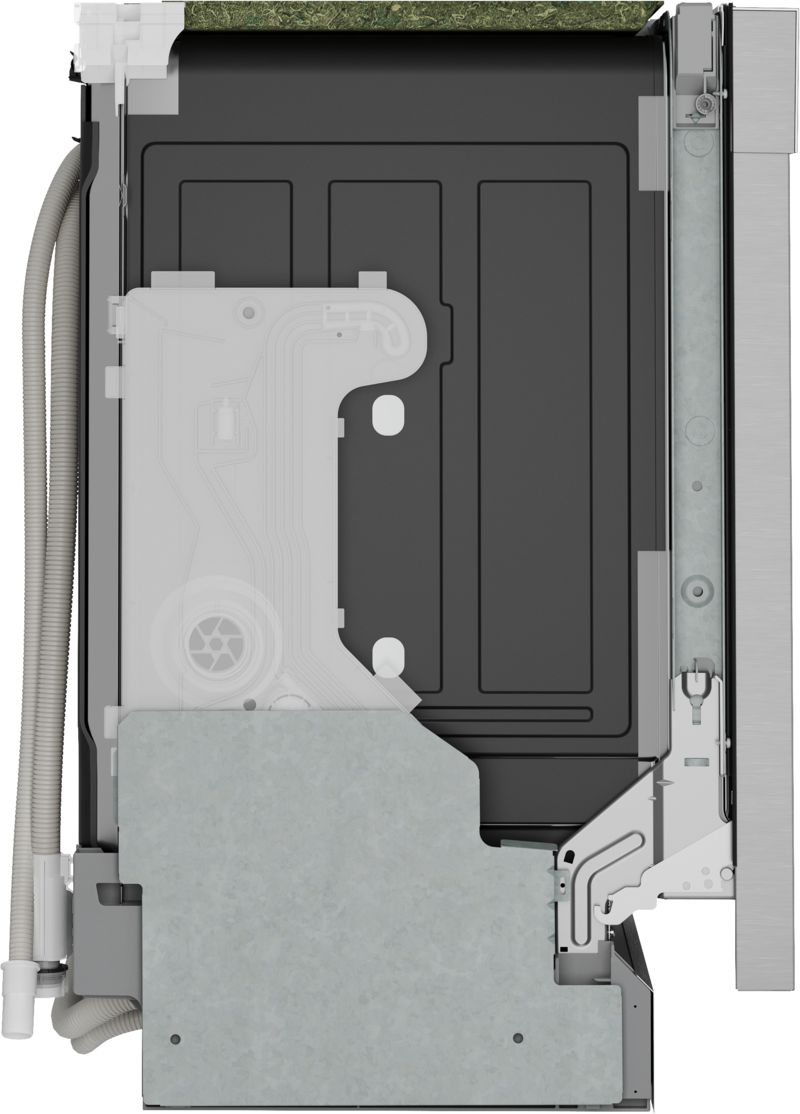 Bosch SHE41D75UC 100 Series 24 Inch German Made Dishwasher with Stainless Steel Tub - Stainless Steel