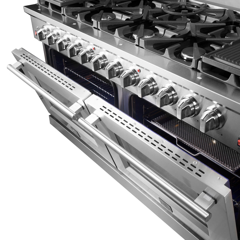 60" Forno Massimo Freestanding 10 Burners True Convection Oven Gas Range - FFSGS6239-60