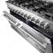 60" Forno Massimo Freestanding 10 Burners True Convection Oven Gas Range - FFSGS6239-60