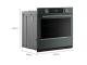 30" Kitchenaid Smart Electric Single Wall Oven with Intelligent Cooking Camera in Juniper - KOES930SJP