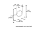 Bosch 6" Round Front Plate for Downdraft - HDDFTRAN6