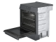 30" Bosch 800 Series Induction Slide-in Range in Black Stainless Steel - HII8047C