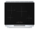 30" Bosch 800 Series Induction Slide-in Range in Stainless Steel - HII8057C