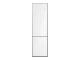 Bosch Freestanding 2-Door Bottom Mount Counter Depth Refrigerator with Ice Maker in White Glass - B24CB80ESW