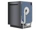 24" Bosch 800 Series 42 dBA Dishwasher with Flexible 3rd Rack in Black Stainless - SHP78CM4N
