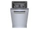 18" Bosch Recessed Handle CrystalDry Dishwasher in Stainless Steel - SPE68C75UC