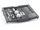 24" Bosch 500 Series Dishwasher with Standard 3rd Rack in Stainless Steel - SHP95CM5N