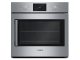 30" Bosch 500 Series Single Wall Oven Right Side Opening Door in Stainless Steel - HBL5455RUC