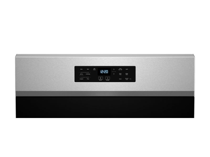 30" Whirlpool 5.3 Cu. Ft. Energy Star Electric Range with Air Cooking Technology No Preheat Air Fry and Air Baking and Self Clean - YWFES5030RZ