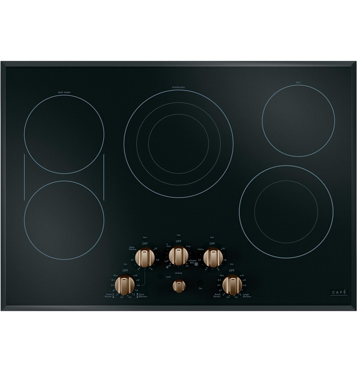 Café 5 Electric Cooktop Knobs - CXCE1HKPMBZ