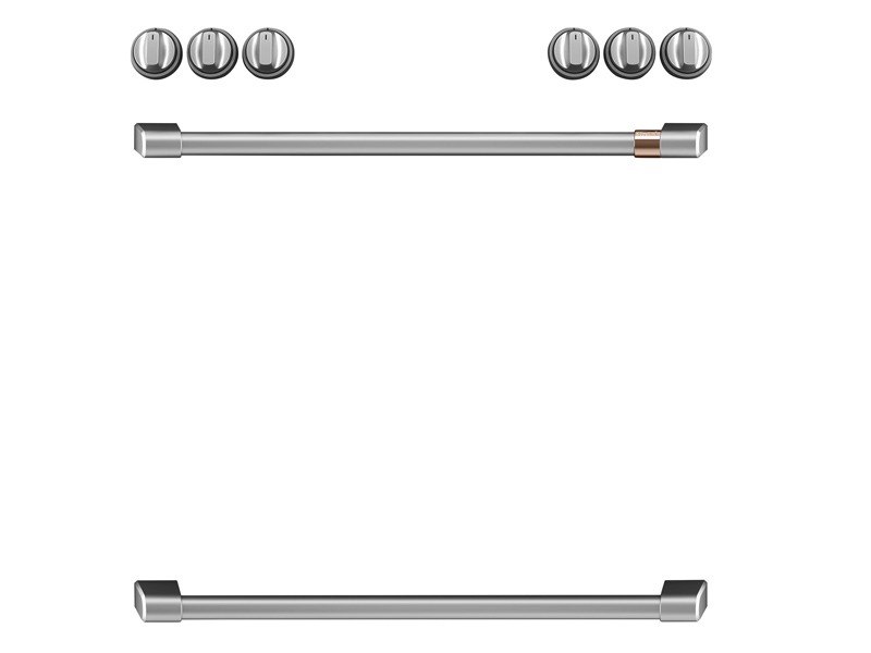 Café Front Control Electric Knobs and Handles - CXFCEHKPMSS