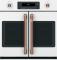 Café 2 French-Door Handles 2 Knobs - Brushed Copper - CXWSFHKPMCU
