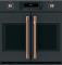 Café 2 French-Door Handles 2 Knobs - Brushed Copper - CXWSFHKPMCU