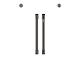 Café 2 French-Door Handles 2 Knobs - Brushed Black- CXWSFHKPMBT
