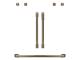 Café Wall Oven Kit With 2 French-Door Handles And 4 Knobs In Brushed Bronze - CXWDFHKPMBZ