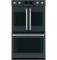 Café Wall Oven Kit With 2 French-Door Handles And 4 Knobs In Brushed Stainless - CXWDFHKPMSS