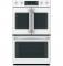 Café Wall Oven Kit With 2 French-Door Handles And 4 Knobs In Brushed Stainless - CXWDFHKPMSS