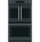 Café Wall Oven Kit With 2 French-Door Handles And 4 Knobs In Brushed Black - CXWDFHKPMBT