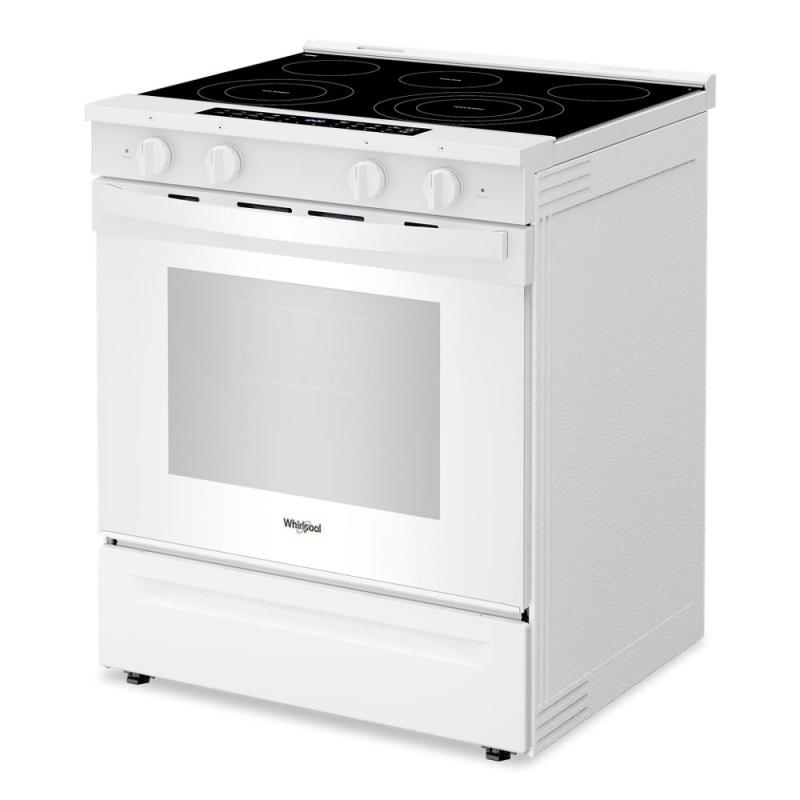 30" Whirlpool Smart Slide in Electric Range with Air Cooking Technology - YWSES7530RW