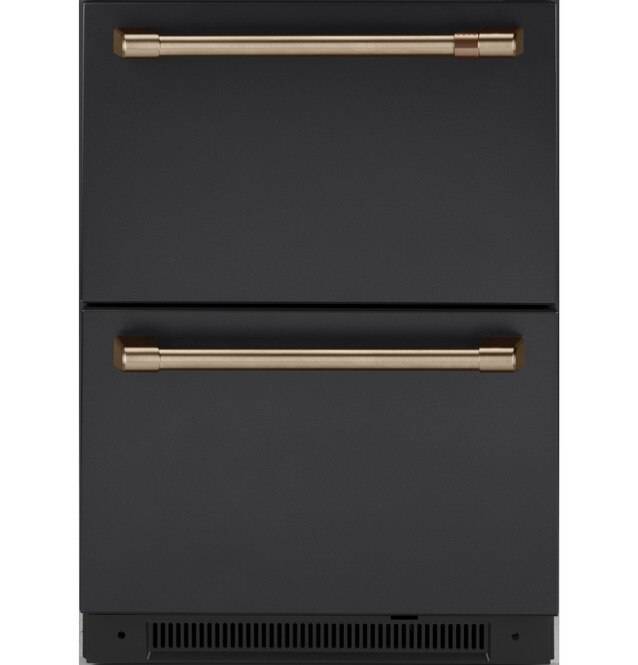 Café Undercounter Refrigeration Handle Kit in Brushed Bronze - CXQD2H2PNBZ