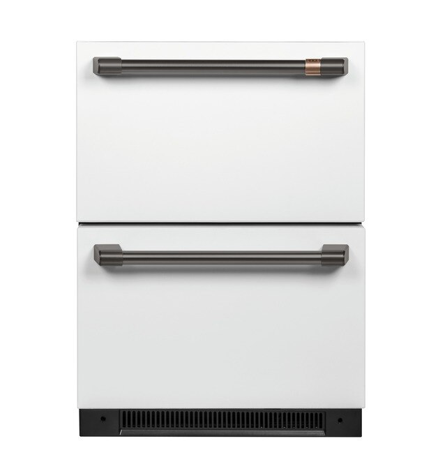 Café Undercounter Refrigeration Handle Kit in  Brushed Black - CXQD2H2PNBT