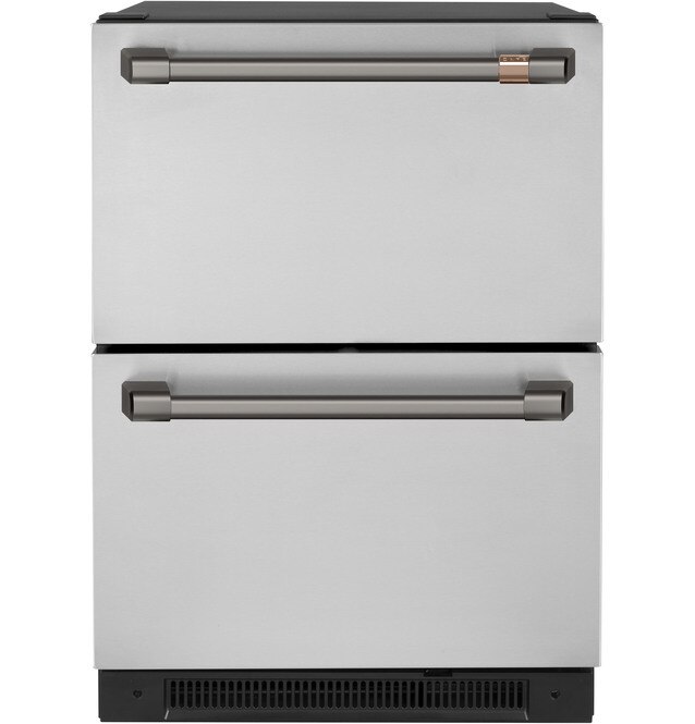 Café Undercounter Refrigeration Handle Kit in  Brushed Black - CXQD2H2PNBT