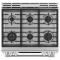 30" Café 5.6 Cu. Ft. Slide-In Front Control Gas Oven With Convection Range - CCGS700P2MS1