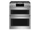 30" Café 7.0 Cu. Ft. Slide-In Front Control Gas Double Oven With Convection Range - CCGS750P2MS1