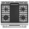 30" Café 7.0 Cu. Ft. Slide-In Front Control Gas Double Oven With Convection Range - CCGS750P2MS1