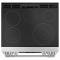 30" Café 5.7 Cu. Ft. Slide-In Front Control Radiant And Convection Range - CCES700P2MS1